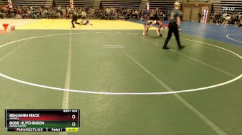 88 lbs Champ. Round 1 - Benjamin Mack, Sartell vs Bode Hutchinson, Grand Rapids