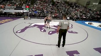 4A 126 lbs Quarterfinal - Ethan Sharp, Uintah vs Andrew Esplin, Crimson Cliffs High
