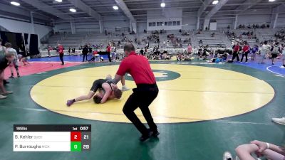 165 lbs Round Of 16 - Brody Kehler, Quest School Of Wrestling MS vs Preston Burroughs, Micky's Maniacs Black