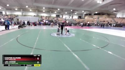 40 lbs Quarterfinal - Leo Hodge, Wildcats Wrestling vs Cooper Elmore, Stars Wrestling