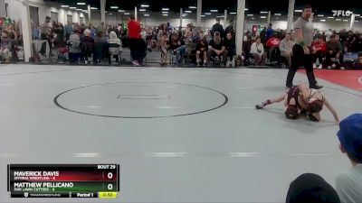 48 lbs Round 6 (10 Team) - Matthew Pellicano, Fair Lawn Cutters vs Maverick Davis, Smyrna Wrestling