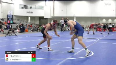 165 lbs Consolation - Bubba Wilson, Nebraska vs Drake Rhodes, South Dakota State