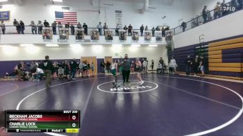 84 lbs Semifinal - Beckham Jacobs, Lander Middle School vs Charlie Lock, Lander Middle School