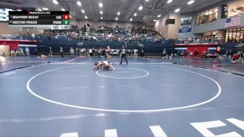 138 lbs Round 1 - Brayden Mixay, Carl Albert vs Hector Prado, El Paso Coronado