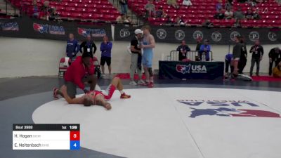 86 kg Rnd Of 16 - Hoke Hogan, Georgia vs Eddie Neitenbach, Ohio