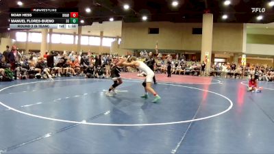 126 lbs Round 2 (6 Team) - Manuel Flores-Bueno, Skull & Crossbones vs Noah Hess, BRAWL White