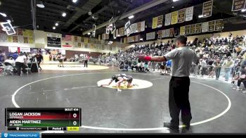 132 lbs Cons. Round 3 - Logan Jackson, Esperanza vs Aiden Martinez, St. Joseph