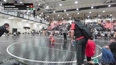 55 lbs Rr Rnd 1 - Shane Guinn, Fort Gibson Youth Wrestling vs Elisabeth Greer, Heat