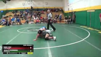 126 lbs Cons. Round 5 - Emilio Guerrero, MARYSVILLE vs Nick You, PERRYSBURG