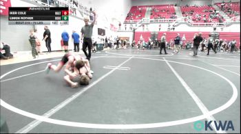 76 lbs Quarterfinal - Iker Cole, Weatherford Youth Wrestling vs Linkin Rother, Rough Riders
