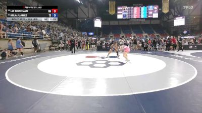 120 lbs Cons. Rd Of 32 - Liz Donovan, MA vs Mila Juarez, TX