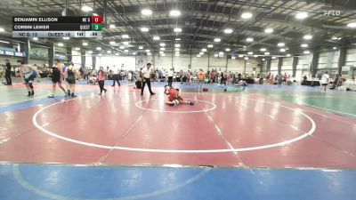 112 lbs Rr Rnd 1 - Benjamin Ellison, NC Gold - MS vs Corbin Leiker, Quest School Of Wrestling MS - MS