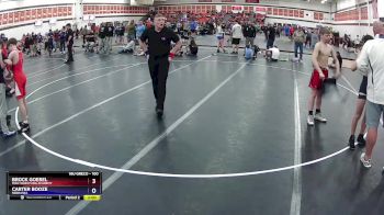 100 lbs Round 4 - Brock Goebel, MWC Wrestling Academy vs Carter Booze, Nebraska