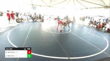 165 lbs Round Of 32 - Andrew Martinez, Chaparral HS vs Jacob Ramirez, El Modena