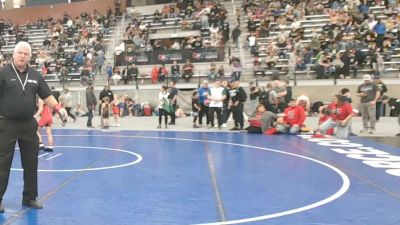 90 lbs Champ. Round 3 - Kinzlee Campos, Sunnyside Ironman Wrestling vs Emma Bunn, Toro World Club