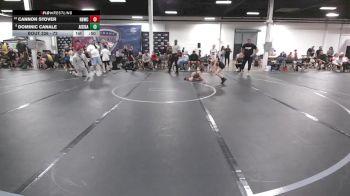 72 lbs Cons. Round 2 - Cannon Stover, Honey Badgers Wrestling Club vs Dominic Canale, All I See Is Gold Academy