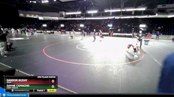 220 lbs 5th Place Match - Dayne Camacho, Chief Sealth vs Sandor Buday, Silas