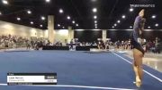 Leah Parton - Floor, Emerge Acad #718 - 2021 USA Gymnastics Development Program National Championships