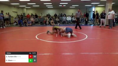 152 lbs Rr Rnd 1 - Zac Turberville, CRWC HS vs Ewan Olson, OMP HS