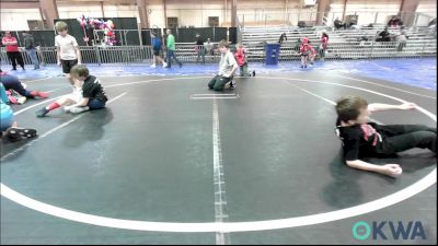 140 lbs Rr Rnd 1 - Bryson Merchant, Chickasha Youth Wrestling vs Channing Dunn, Kingfisher YellowJackets