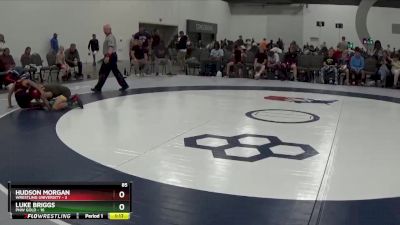 85 lbs Round 3 (6 Team) - Hudson Morgan, Wrestling University vs Luke Briggs, PNW Gold