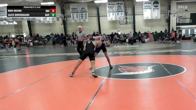 125 lbs Semifinal - Ben Monn, George Mason vs Jack Bergmann, Navy