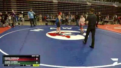 160 lbs Round 2 - Owen Morgan, Cody Wrestling Club vs Darin Harris, Riverton USA Wrestling