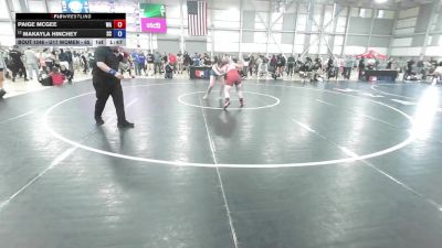 U17 Women - 65 lbs Champ. Round 2 - Paige McGee, WA vs Makayla Hinchey, SC
