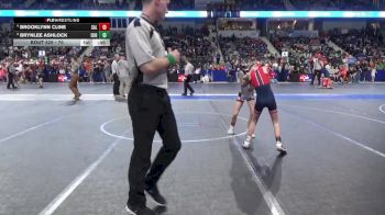 70 lbs Quarterfinal - Brynlee Ashlock, Eureka vs Brooklynn Cline, Salina