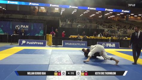 Keith Eric Thornblom vs Willian Sergio Sgai 2025 Pan Jiu Jitsu IBJJF Championship