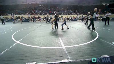 70 lbs Round Of 16 - Dakota Harris, Bartlesville Wrestling Club vs Jaxson Stewart, Newkirk Takedown