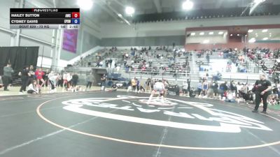 72 kg Cons. Sub-quarters - Hailey Sutton, Argo Wrestling Club vs Cydney Davis, El Paso Supers Wrestling