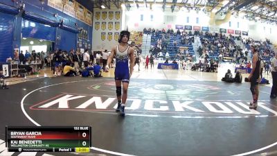 132 Blue Round 3 - Kai Benedetti, Wellington Community Hs vs Bryan Garcia, Southwest Miami