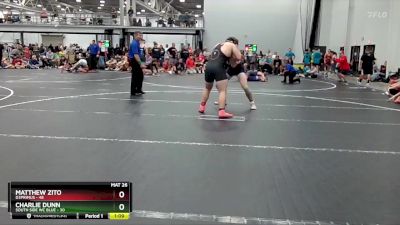 215 lbs Round 7 (8 Team) - Charlie Dunn, South Side WC Blue vs Matthew Zito, D3Primus