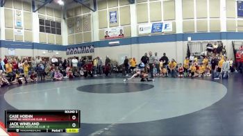 49 lbs Round 3 (3 Team) - Case Hoehn, Mater Dei Wrestling Club vs Jack Wineland, Chesterton Wrestling Club