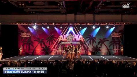 Sonic Elite Olympia - Sheros [2026 L3 Senior - Medium Day 2] 2026 Aloha Portland Showdown