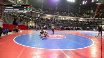 132-3A Quarterfinal - Manuel Velasquez, Gilmer County vs Ty Murray, Jefferson
