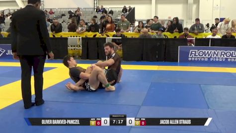 Jacob Allen Straus vs Oliver Barkved-Panczel 2025 World IBJJF Jiu-Jitsu No-Gi Championship