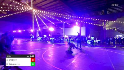 95 lbs 5th Place - Ayden Ortiz, Bear Cave WC vs Kasseus Delarosa, Valley Bad Boys