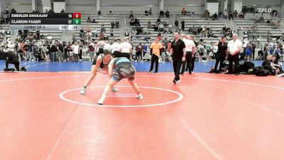 165 lbs Consi Of 4 - Enerlen Davaajav, VA vs Clarion Fager, UT