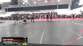 126 lbs Cons. Round 2 - Seth Cialone, Canyon Springs High School Wre vs Cash Andrade, CVBJJ