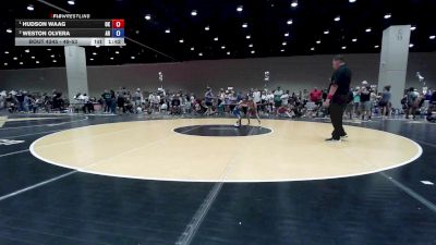 49-53 lbs Champ. Round 5 - Hudson Waag, OK vs Weston Olvera, AR