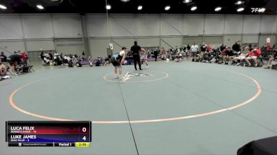 165 lbs Round 3 (8 Team) - Luca Felix, Pennsylvania vs Luke James, Ohio Blue