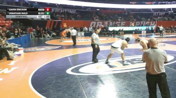 3A 285 lbs Semifinal - Jonathan Rulo, Belleville (East) vs Gavin Ericson, Lombard (Montini)