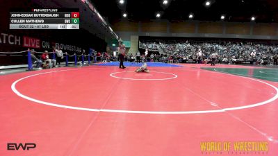 67 lbs Consi Of 16 #2 - John-Edgar Butterbaugh, Hidden Valley Mustangs vs Cullen Mathews, Buckaroo Wrestling Club
