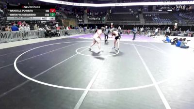 Cons. Round 2 - Randall Powers, Bon Homme/Avon vs Owen Vandeweerd, Sioux Valley