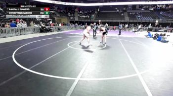 Cons. Round 2 - Randall Powers, Bon Homme/Avon vs Owen Vandeweerd, Sioux Valley