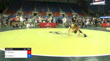 100 lbs Cons 32 #2 - Michael Tharpe, Indiana vs Bryce Lowery, Indiana