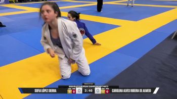 Carolina Alves Ribeira De Almeid vs Sofia López Sierra 2026 European Jiu-Jitsu IBJJF Championship