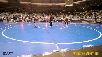 73 lbs Round Of 16 - RJ Cabrera, Gladiator Wrestling Club vs Brecken Lawrenz, Herington Wrestling Club